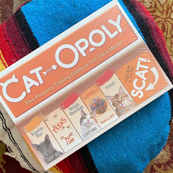 Late for the Sky Other - Cat-opoly Family Board Game - new, never opened, plastic intact
